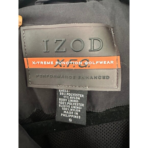 IZOD Xtreme Function Golfwear Performance Enhanced Pullover Quarter Zip Jacket S - Picture 5 of 7